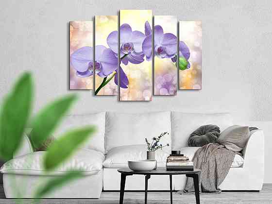 Модульна картина Орхідея Art-338_5 ( 80х118см ) Київ