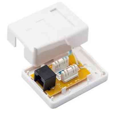 Компьютерная розетка RJ45 x1 UTP 5e Kingda (KD-WP6034-C5e) Винница