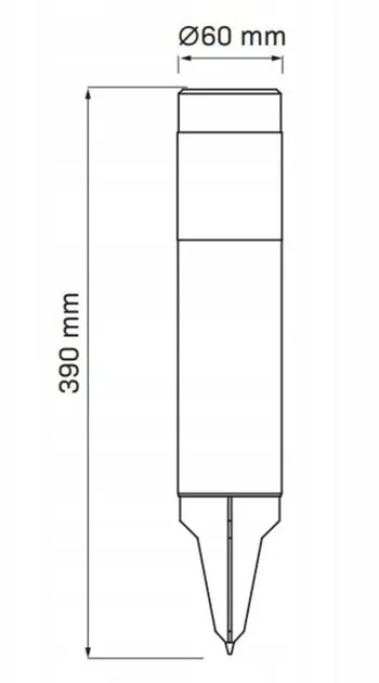 Світильник садовий 8 WW біле світло 2 шт в упаковці на сонячній батареї, пеєрносний Одеса - фото 3