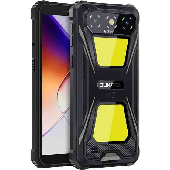 Смартфон Oukitel G5 6" HD+ /4GB/128GB T310 /6300mAh /Ліхтар/13+5Мп/ IP69K/Black Вінниця