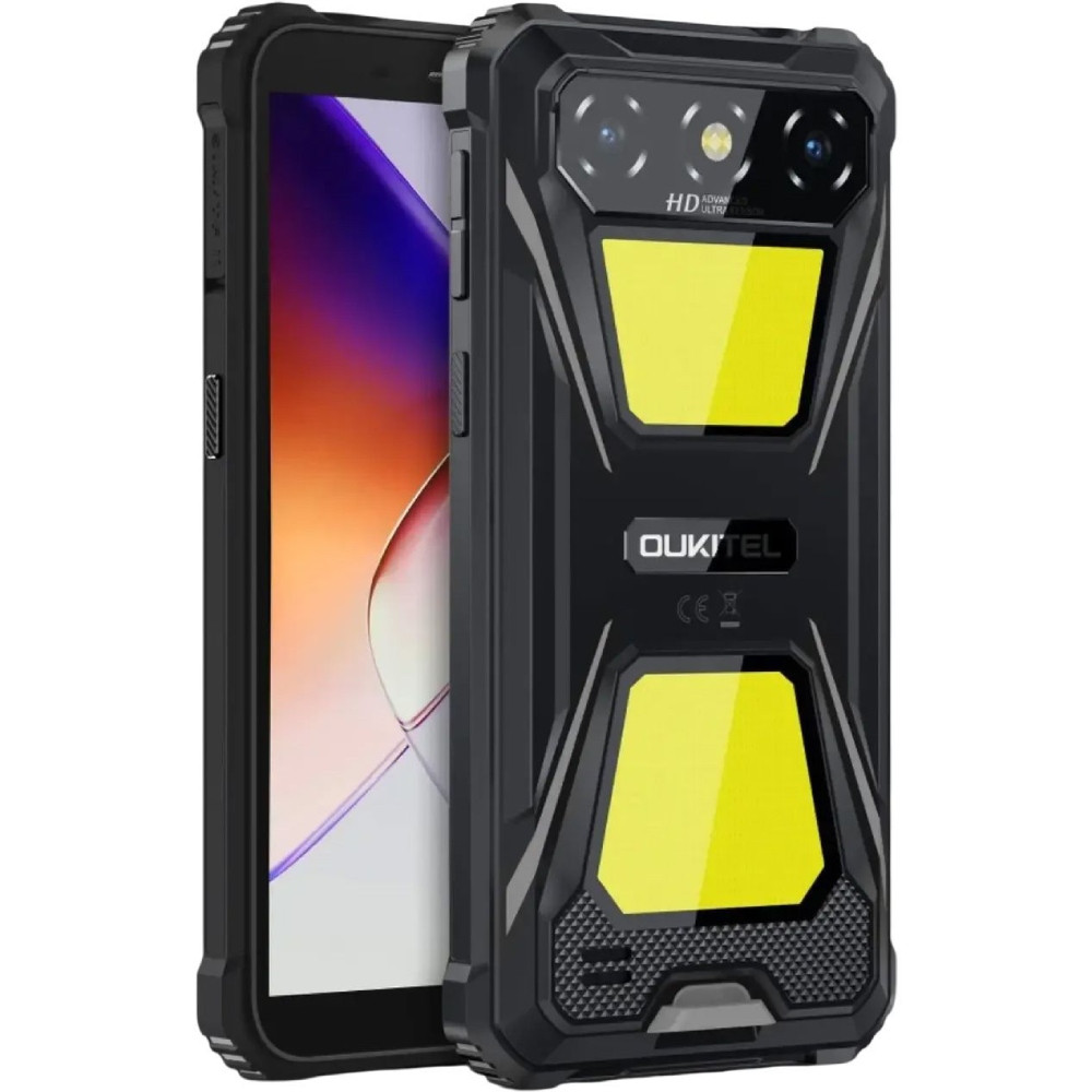 Смартфон Oukitel G5 6" HD+ /4GB/128GB T310 /6300mAh /Ліхтар/13+5Мп/ IP69K/Black Вінниця - фото 2