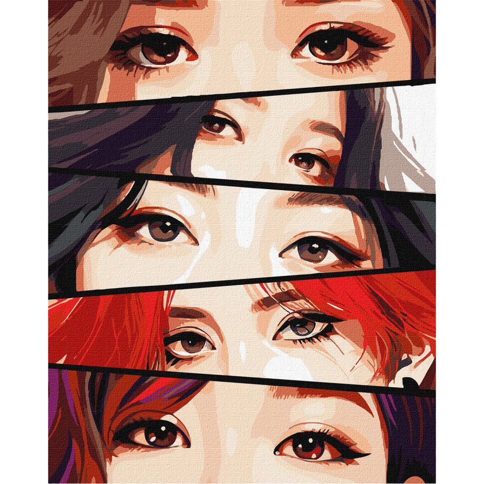 Картина за номерами "Чарівні очі" KHO8400 40х50см Вінниця - фото 1