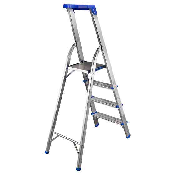 Стремянка алюминиевая 4 ступени 1.38м SIGMA (5036624) Киев