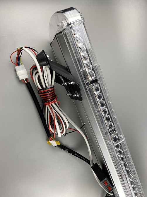 Маяк LED проблисковий 12В/24В 15 варіантів спалаху + перемикач помаранчевий Мукачево - фото 10