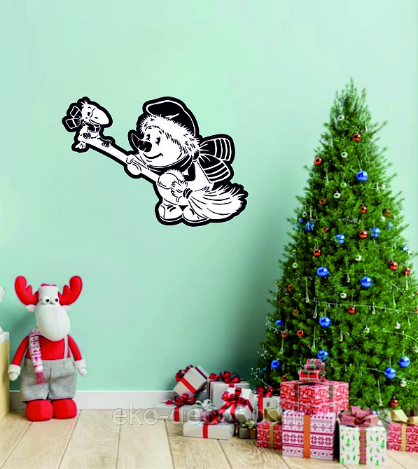 Декоративне настінне Панно «Сніговик», Декор на стену Київ - фото 4