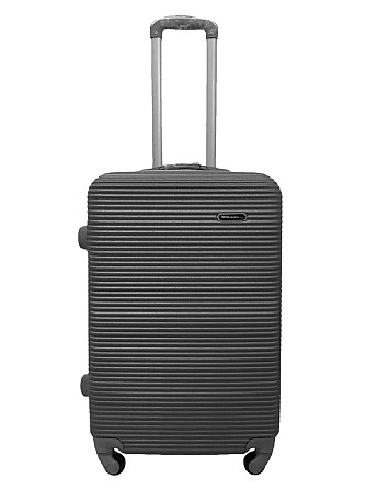 Валіза пластикова MILANO BAG 004 середня графіт Київ - фото 1