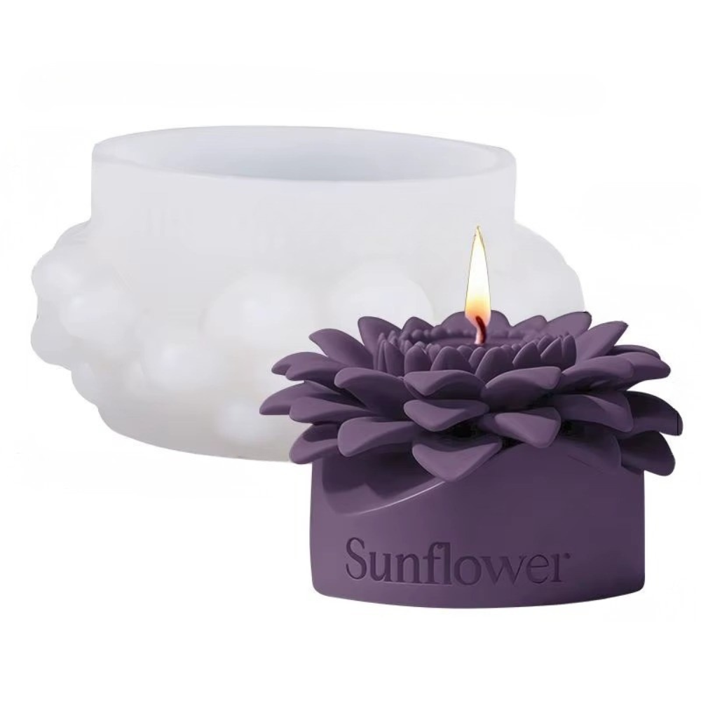 Силиконовая форма для изготовления свечи, молд для изделий из соевого,пчелиного воска и парафина 115 х 55 мм Кам'янець-Подільський - фото 1