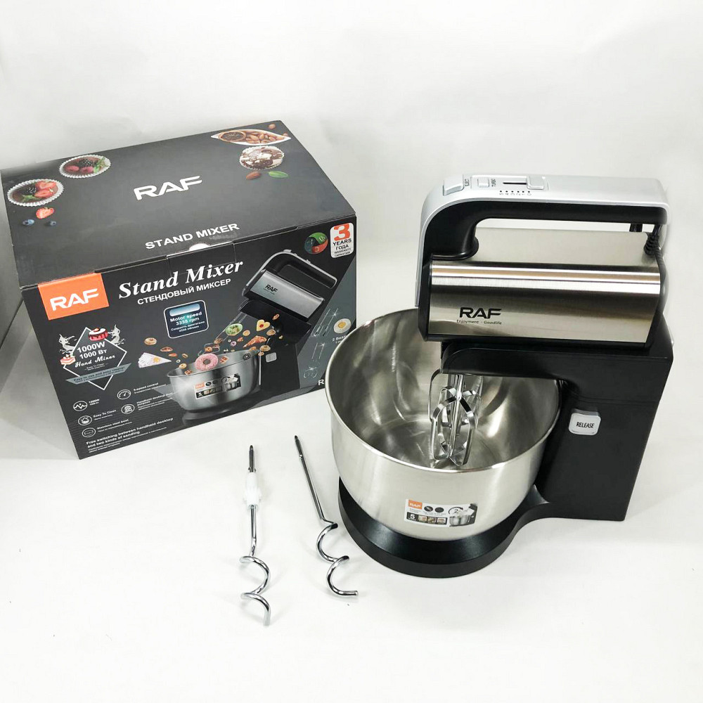 Миксер с различными скоростями RAF R.6652 1000 Вт 3.5 л, Ручной миксер для приготовления пищи KI-51 Львов - изображение 1