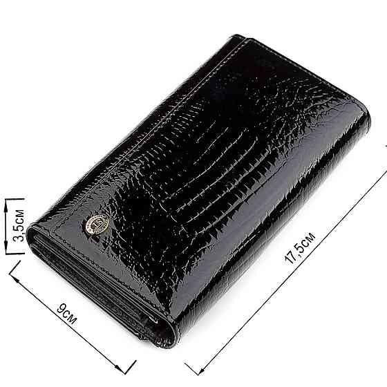 Гаманець жіночий ST Leather 18433 (S9001A) надійний Чорний Київ
