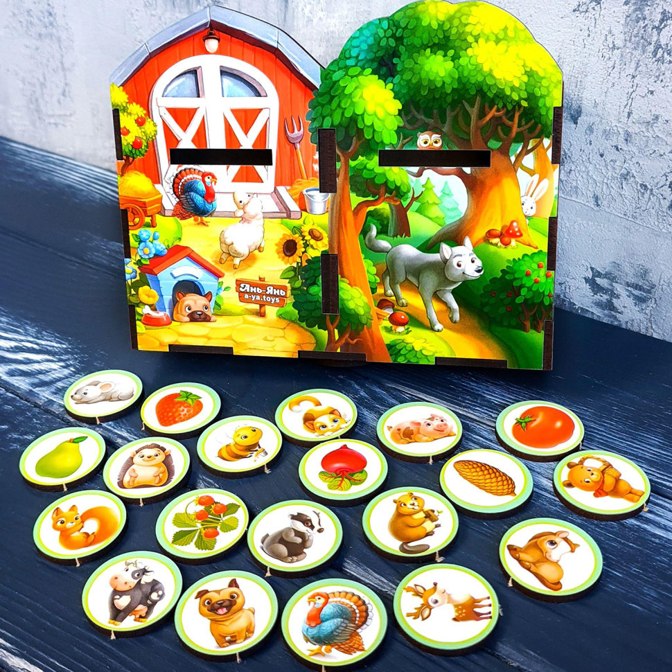 Деревянная настольная игра 