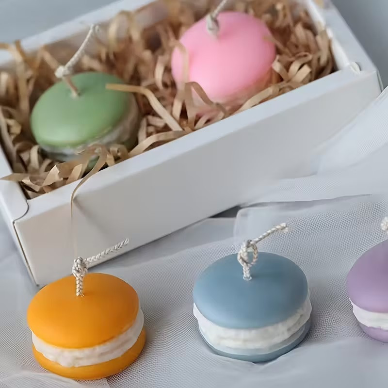 Силиконовая форма «Макаронс» Ø5.5 см — для выпечки, свечей, мыла и украшений Киев - изображение 5