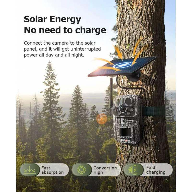 Фотоловичка Inqmega 4G LTE Sim 5MP GPS на сонячній панелі PIR Вінниця - фото 6