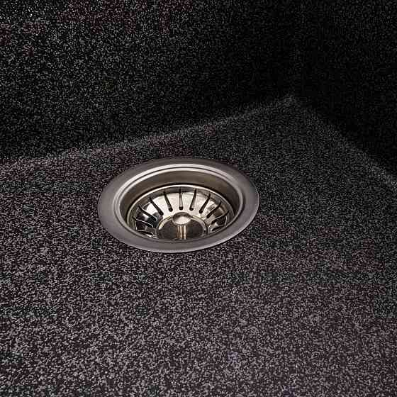 Гранітна мийка для кухні VALESO ROXY 3744 матова Графіт Коломыя