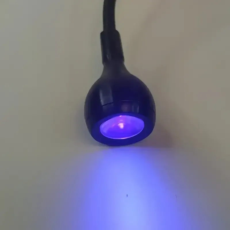 UV/LED – лампа фонарик для сушіння нігтів на прищіпці, з USB кабелем, Біла Київ - фото 3