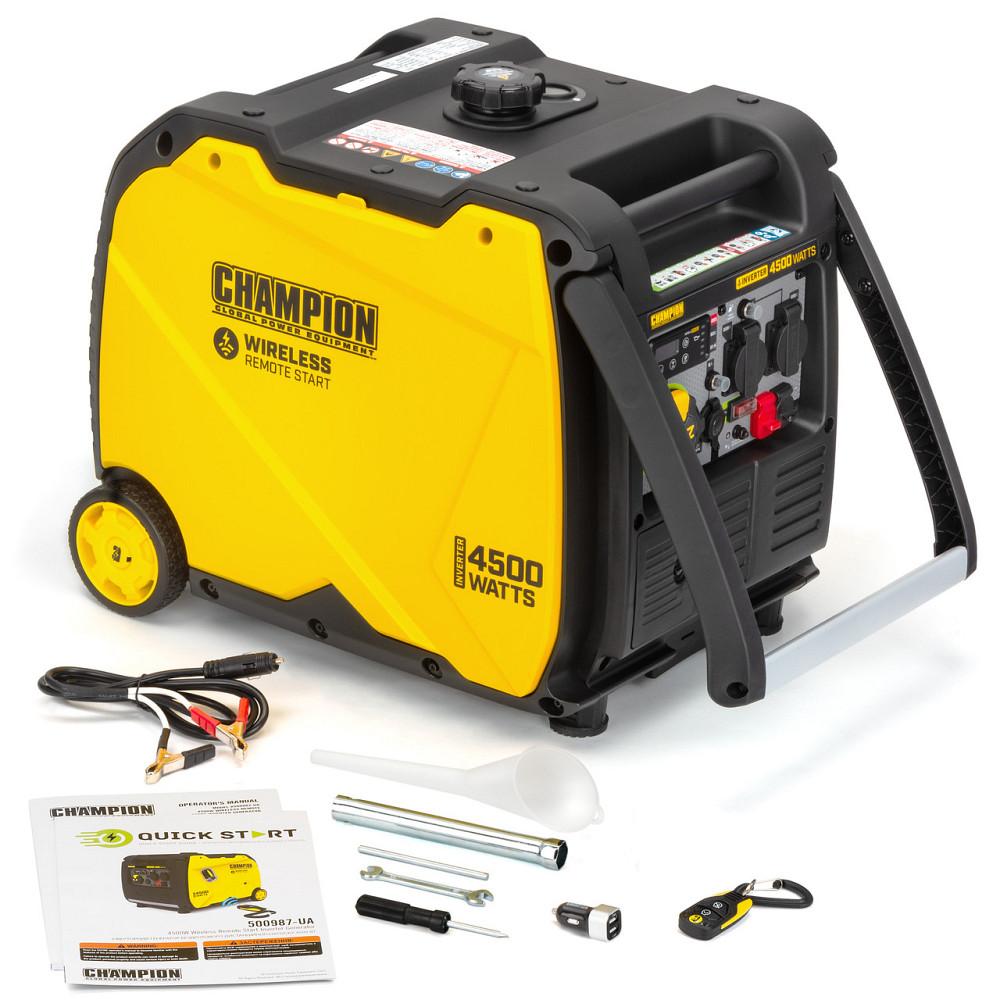 500987-UA CHAMPION IНВЕРТОРНИЙ ГЕНЕРАТОР ЗАКРИТОГО ТИПУ 4500ВТ электростартер Киев - изображение 4