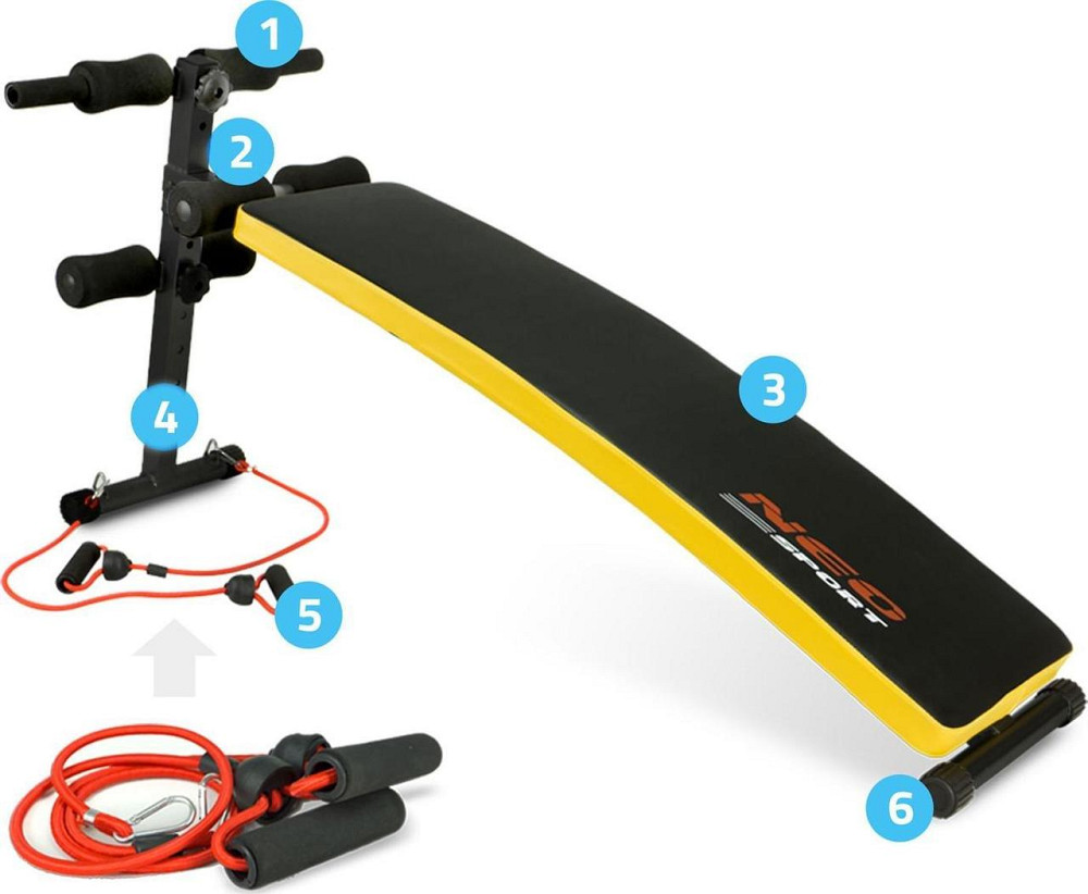 Лава похила NEO-SPORT NS-08G з еспандерами Київ - фото 7