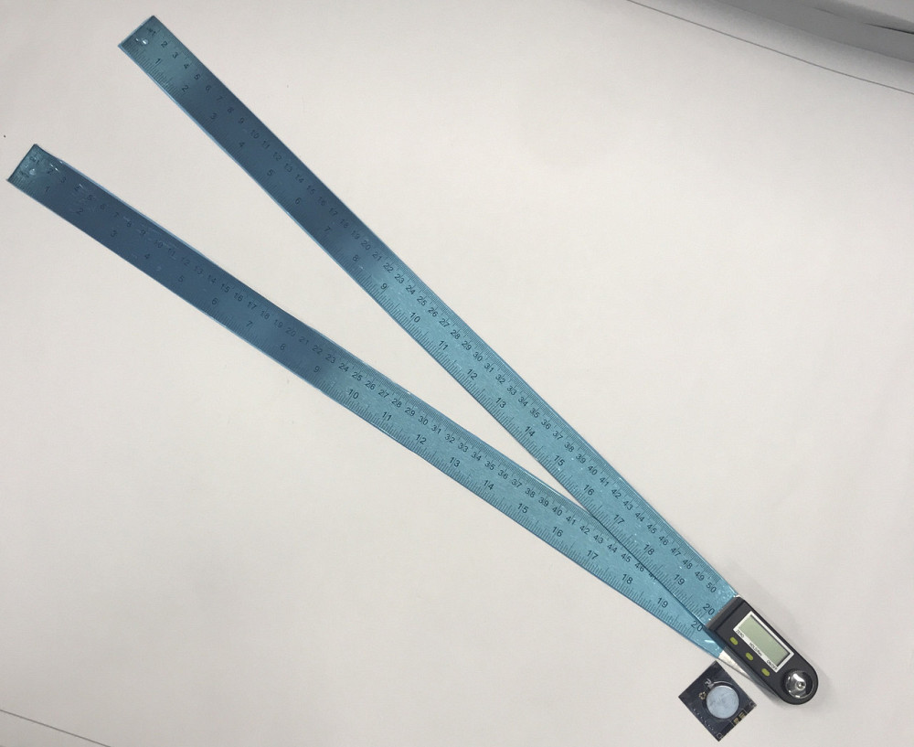 Кутомір для вимірювання кутів цифровий із лінійкою 500 мм PROTESTER 5422-500 Чернігів - фото 5