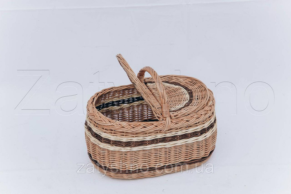 Плетеная корзина из лозы  | корзини з лози декоративні | корзина из лозы Киев - изображение 2
