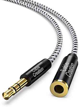 Кабель AUX 3.5 mm - 3.5 mm mini jack M / F Tiegem 1 метр Київ