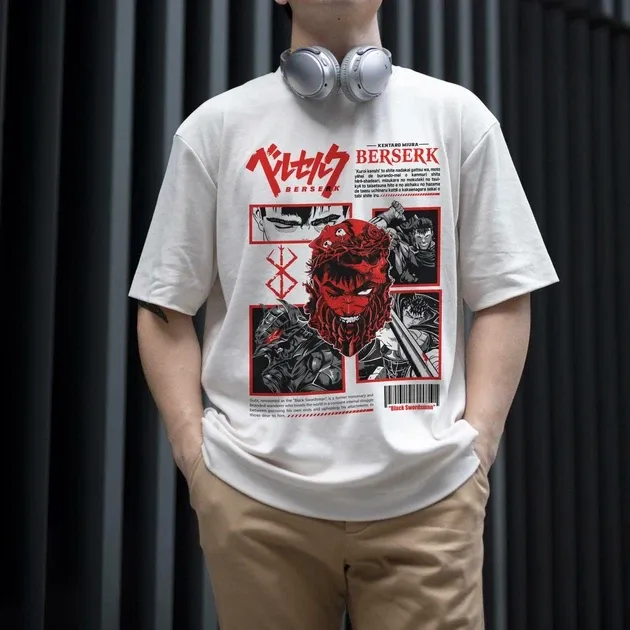 Футболка для підлітка хлопчика з принтом Берсерк Gut140 2 WE Розмір 160 Anime10926 Дніпро - фото 3