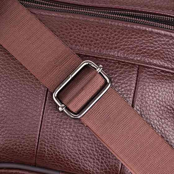 Удобная мужская сумка из натуральной кожи 22858 Vintage Коричневый Киев
