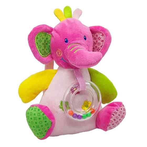 Погремушка - мягкая игрушка Bambi C20560 с музыкальным механизмом Слоник Винница