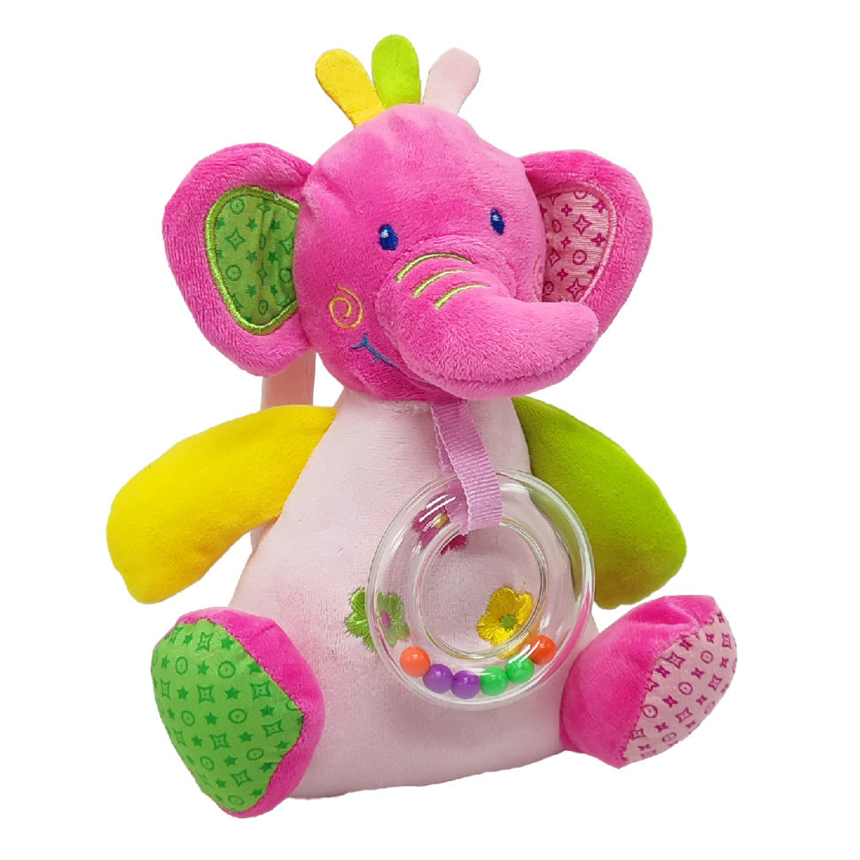 Погремушка - мягкая игрушка Bambi C20560 с музыкальным механизмом Слоник Винница - изображение 1