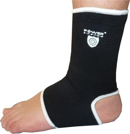 Бандажі на гомілкостоп Power System PS-6003 Ankle Support Black (2шт.) M Кам'янське - фото 2
