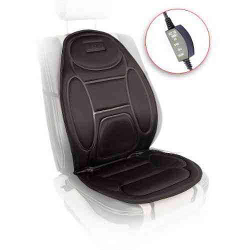 Висока накидка на сидіння H 96035 BK (108x49см) з підігрівом та перемикачем Харків