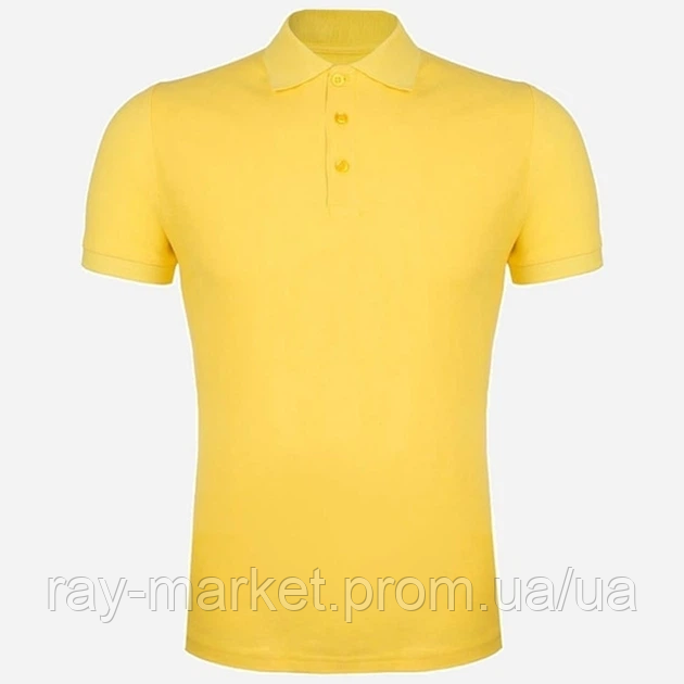 Футболка поло мужская желтая RAY BASIC M0201 XL Киев - изображение 5