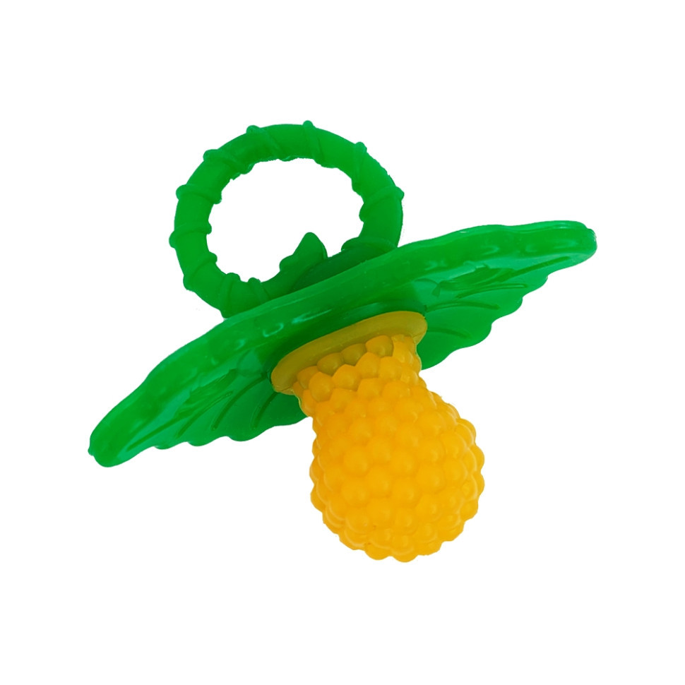 Пустушка-прорізувач "Ягідка" MGZ-0419(Yellow) текстурна Вінниця - фото 1