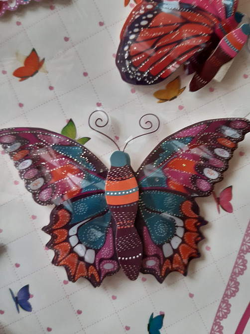 Набір декоративних метеликів + камінці - 8шт. Київ - фото 2