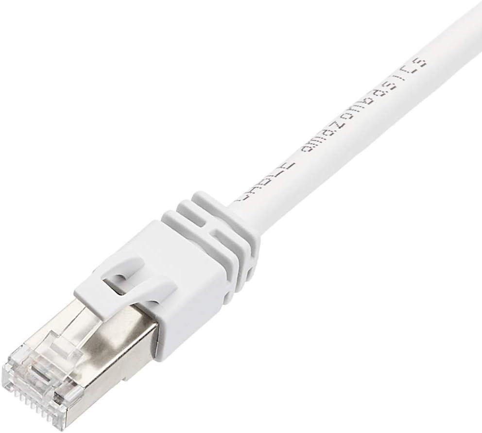 Кабель Amazon Basics RJ45 Cat7 1.5м белый экранированный 10Gbps 600MHz сетевой патч шнур Киев - изображение 2