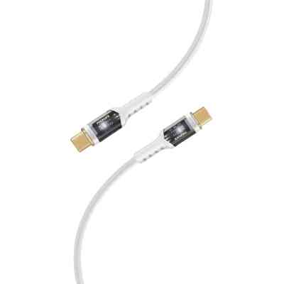 Дата кабель USB-C to USB-C lucidline-cc200.white Promate (lucidline-cc200.white) Вінниця