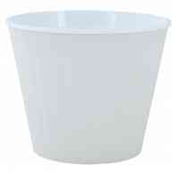 Вазон Ібіс з подвійним дном 15,7*13см біла троянда/білий Алеана Житомир