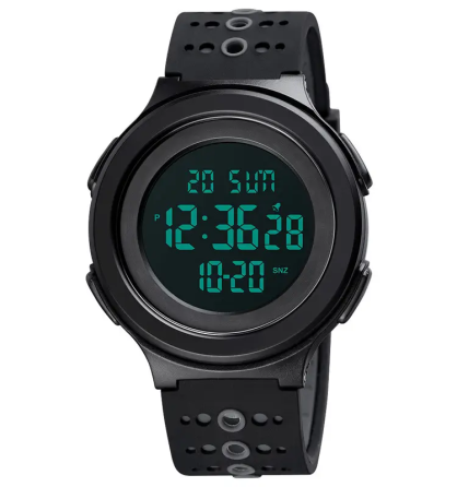 Мужские наручные часы Skmei 1733 (Черные с черным) Винница