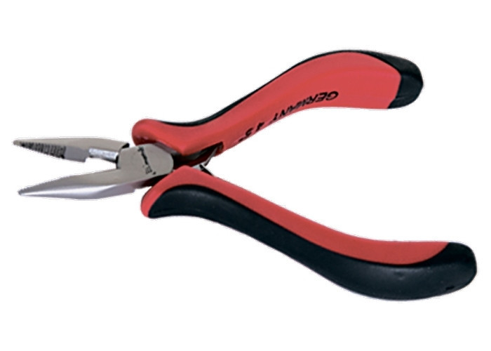 Плоскогубцы Mini, 130 мм, никелированные, авторазжим, двухкомпонентные рукоятки MATRIX Полтава - изображение 1