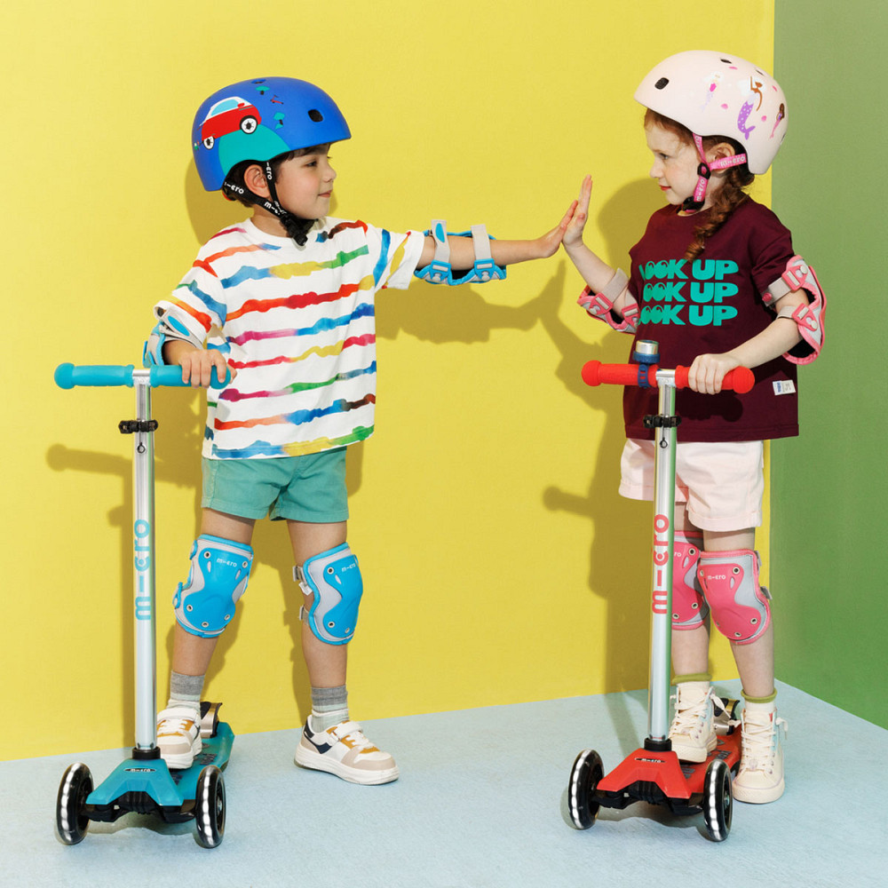 Захисний комплект налокітники та наколінники Micro - Синій (S.) Дніпро - фото 6