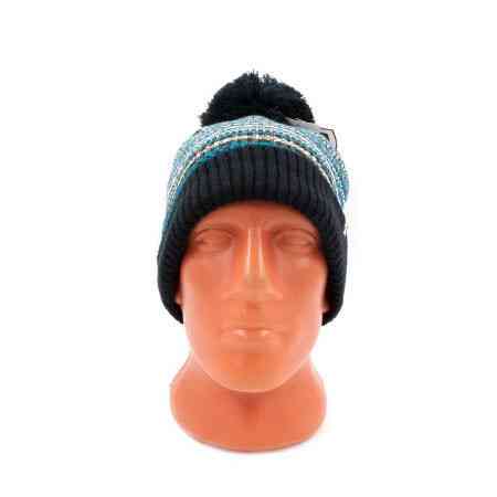 Водонепроницаемая шапка Dexshell Beanie Fair Isle разноцветная Синяя (S-M) Винница