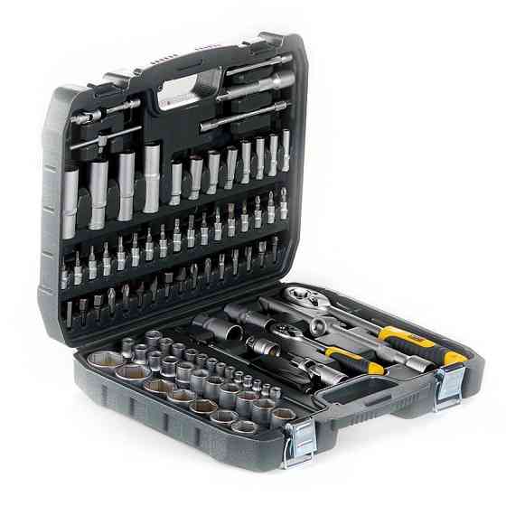 Набор торцевых насадок (инструментов) с трещиной CrV 1/4, 1/2 (72Т) (94шт) Харьков