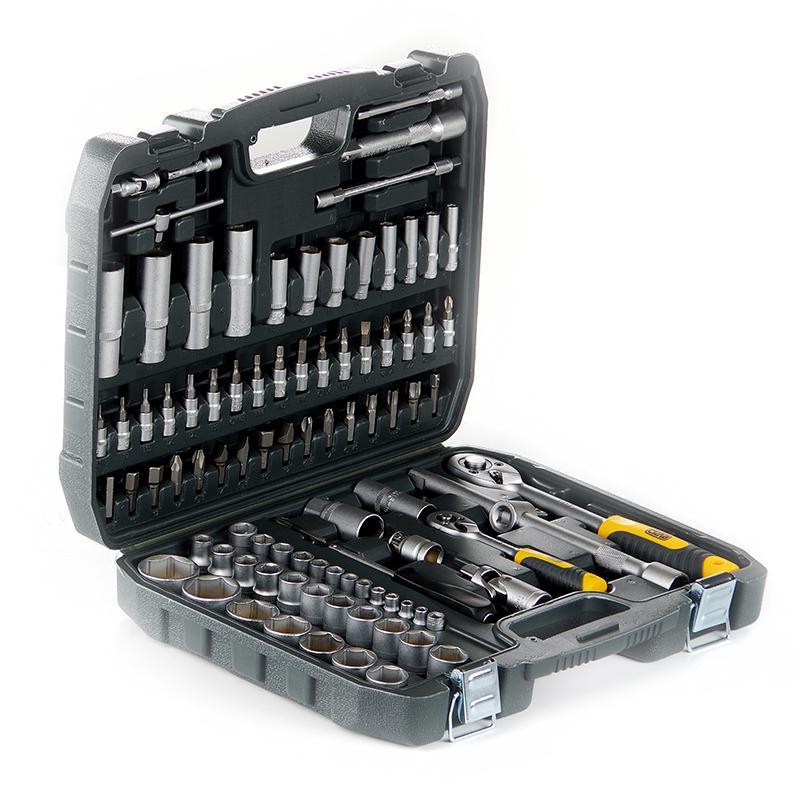 Набор торцевых насадок (инструментов) с трещиной CrV 1/4, 1/2 (72Т) (94шт) Харьков - изображение 3