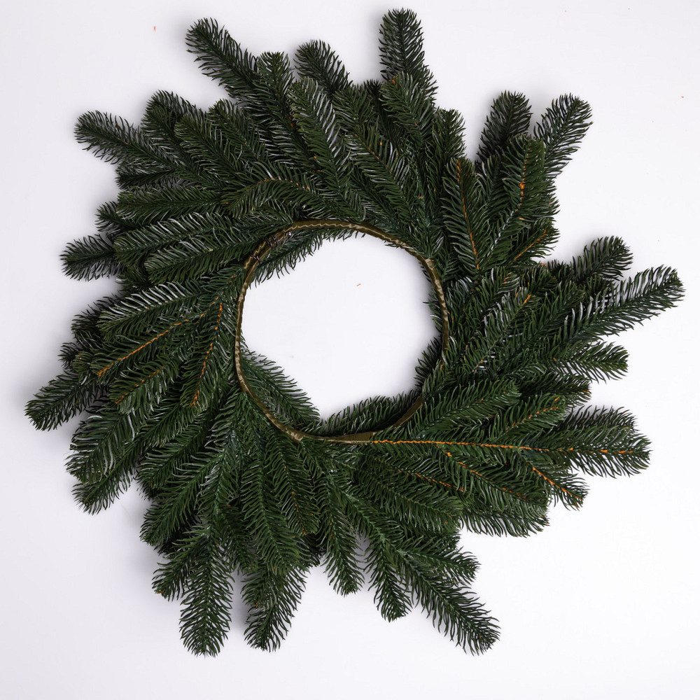 Lugi Штучний різдвяний вінок Зелений Святковий 60 см TD-VINGR Коломыя - изображение 5