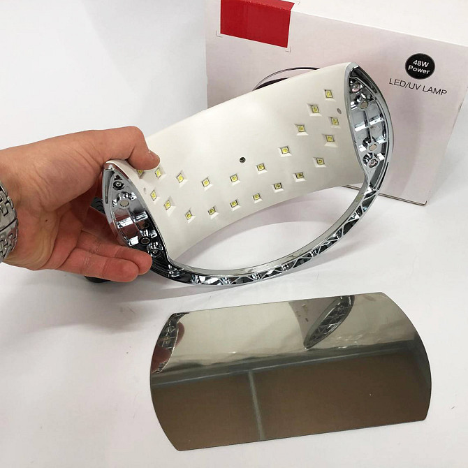 Лампа потужна для сушіння гель-лаку UV LAMP Sun 6, Лампа для манікюру і педикюру XK-996 з таймером Київ - фото 10
