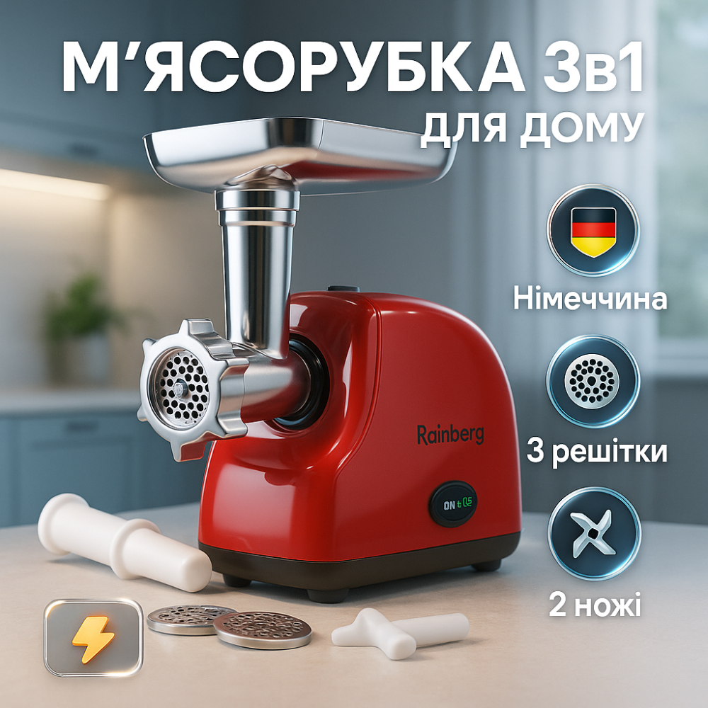 Мясорубка с реверсом мощная многофункциональная мясорубка, Электромясорубка для томатов YJ-63 Львов - изображение 14