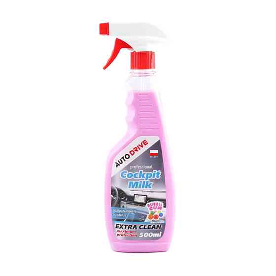 Поліроль-молочко для панелі приладів AutoDrive Cockpit Milk Бабл Гам, 500мл Київ