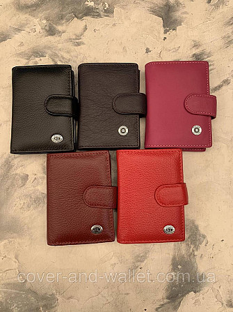 Черная кожаная кредитница для авто документов и ID карти ST Leather Киев - изображение 9