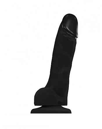 Реалистичный фаллоимитатор Strap-On-Me SOFT REALISTIC DILDO Black - Size L Sex Aura Киев