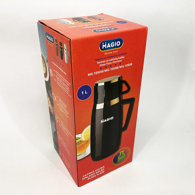 Термос у вигляді пляшки Magio MG-1050B 1 л, Термос туристичний для напоїв, VJ-721 Термос металевий Київ - фото 6