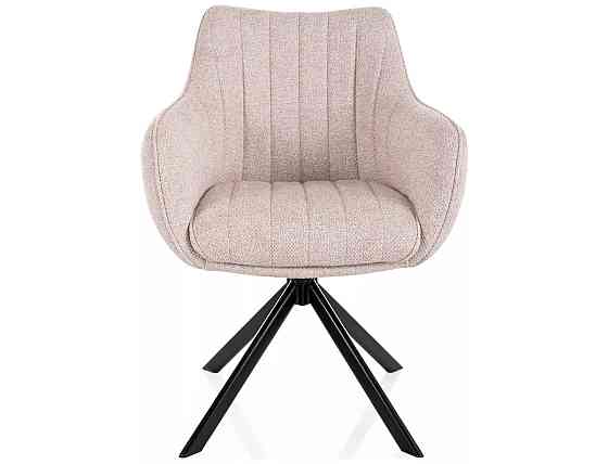 Стілець AZALIA LEO чорний каркас/світлий беж 23 Дніпро