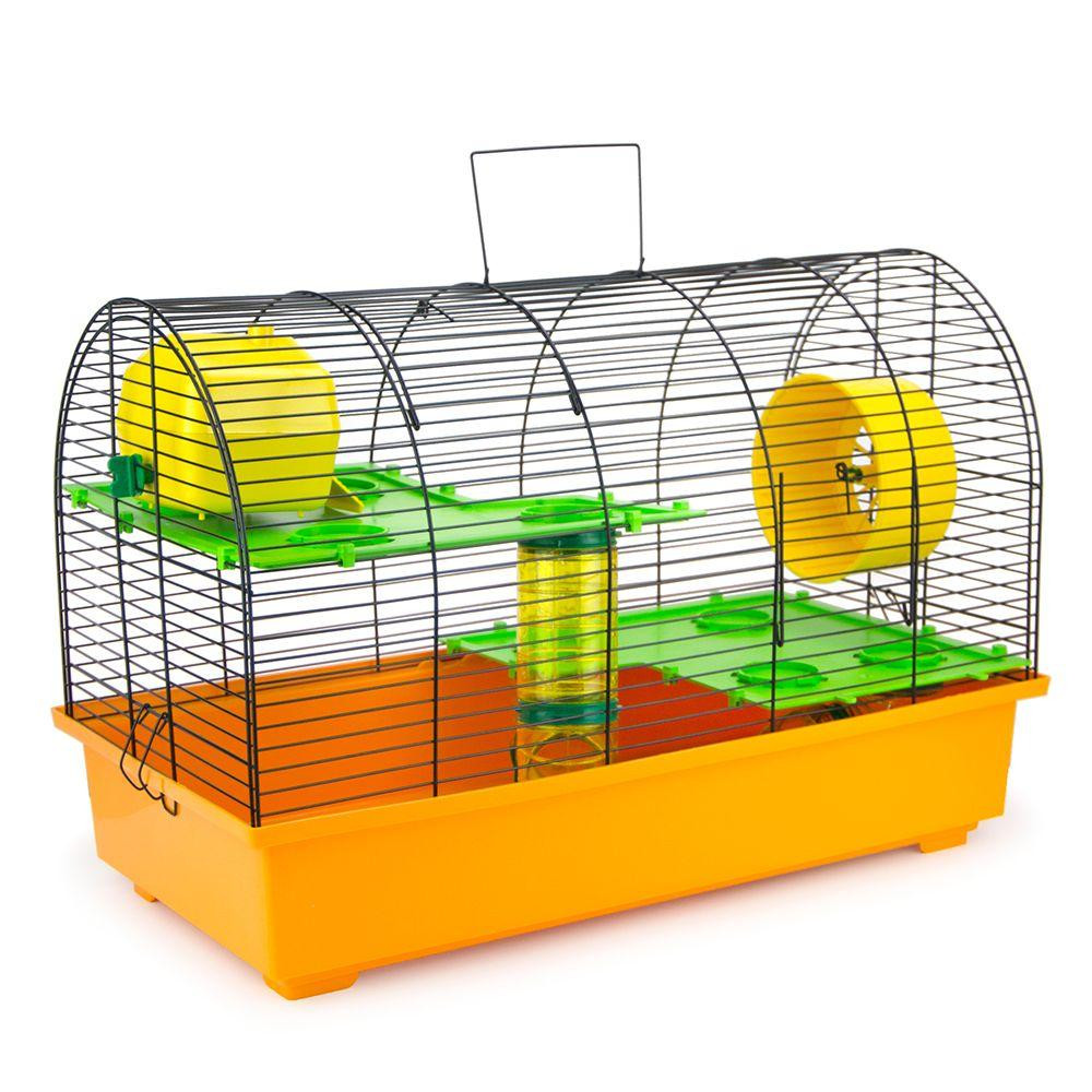 Клетка для грызунов Бунгало 4 Люкс металлическая с аксессуарами и дополнительным этажом (57х30х39 см), Лори Киев - изображение 2